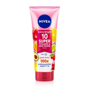 10 โลชั่นผิวขาวในเซเว่น 2025 ตัวเด็ด ราคาเบาๆ ผิวใสออร่า เห็นผลจริง 10 NIVEA Extra Bright 10 Super Vitamins โลชั่นผิวขาวในเซเว่น