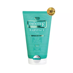 โฟมล้างหน้าผู้ชาย 5 ตัวดัง สูตรอ่อนโยนจากธรรมชาติ ลดสิว คุมมัน 4 Smooth E Babyface Foam อ่อนโยนสำหรับผิวแพ้ง่าย