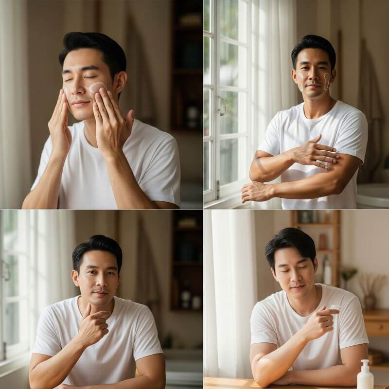โลชั่นผู้ชาย ยี่ห้อไหนดี รีวิวเปรียบเทียบข้อดี-ข้อเสีย ใช้แล้วต่างกันยังไง 3 ผู้ชายเลือกโลชั่นตามสภาพผิวอย่างเหมาะสม