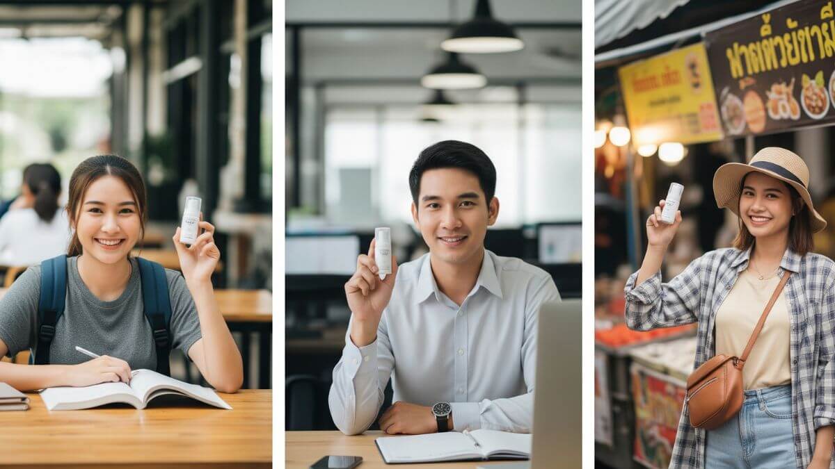 โฟมล้างหน้าเซเว่น เหมาะกับนักเรียน วัยทำงาน และนักเดินทาง