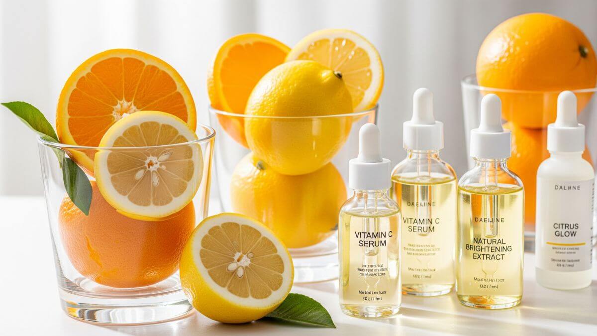 รวมสารสกัดผิวขาวจากธรรมชาติ ตัวช่วยให้ผิวกระจ่างใสอย่างอ่อนโยน 4 วิตามินซี สารสกัดผิวขาว ลดจุดด่างดำและกระตุ้นคอลลาเจน