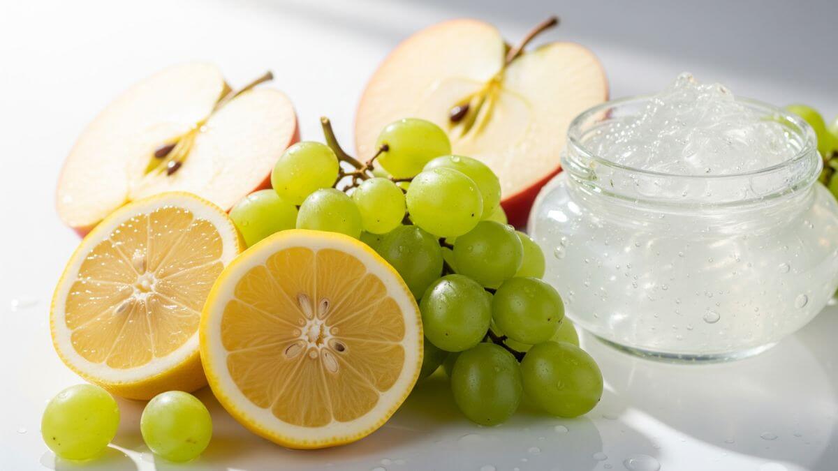 รวมสารสกัดผิวขาวจากธรรมชาติ ตัวช่วยให้ผิวกระจ่างใสอย่างอ่อนโยน 7 AHA สารสกัดผิวขาว ผลัดเซลล์ผิวหมองคล้ำ