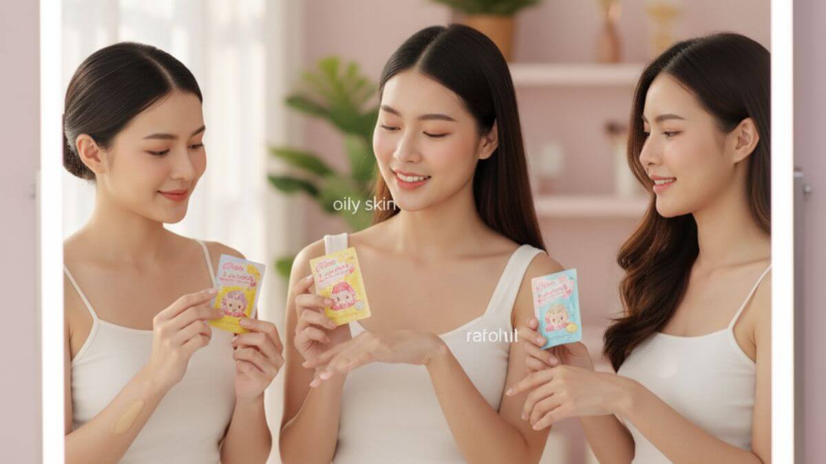 10 อันดับรองพื้นในเซเว่น กันแดด กันน้ำหน้าสวยเด้ง 3 ผู้หญิงไทยเลือกใช้รองพื้นซองเซเว่นให้เหมาะกับสภาพผิว