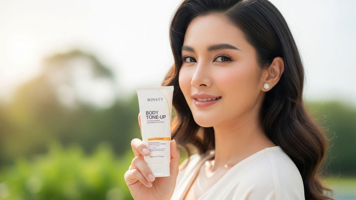 โทนอัพผิวกายช่วยให้ผิวกระจ่างใสทันทีและบำรุงผิวระยะยาว