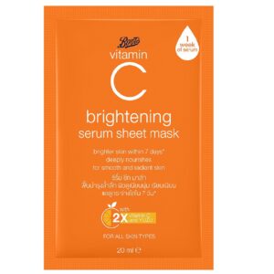 Boots Vitamin C Brightening Serum Sheet Mask