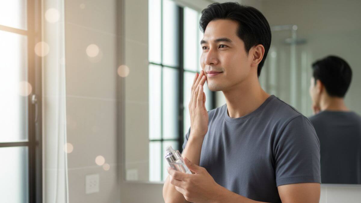 สกินแคร์ผู้ชาย ดูแลผิวให้ดูดี เริ่มง่าย ๆ จากพื้นฐาน 2 สกินแคร์ผู้ชาย 2025 ดูแลผิวให้แข็งแรงและสุขภาพดี