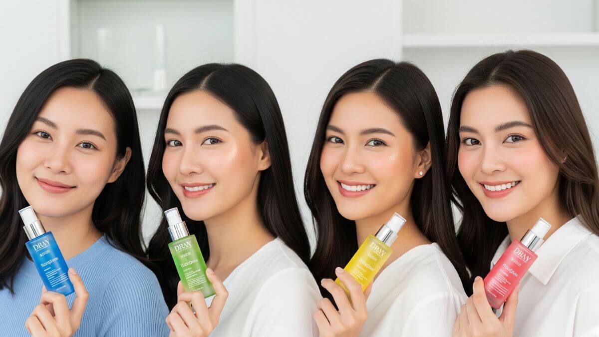 เลือกเซรั่มให้เหมาะกับสภาพผิว แห้ง มัน ผสม หรือผิวแพ้ง่าย