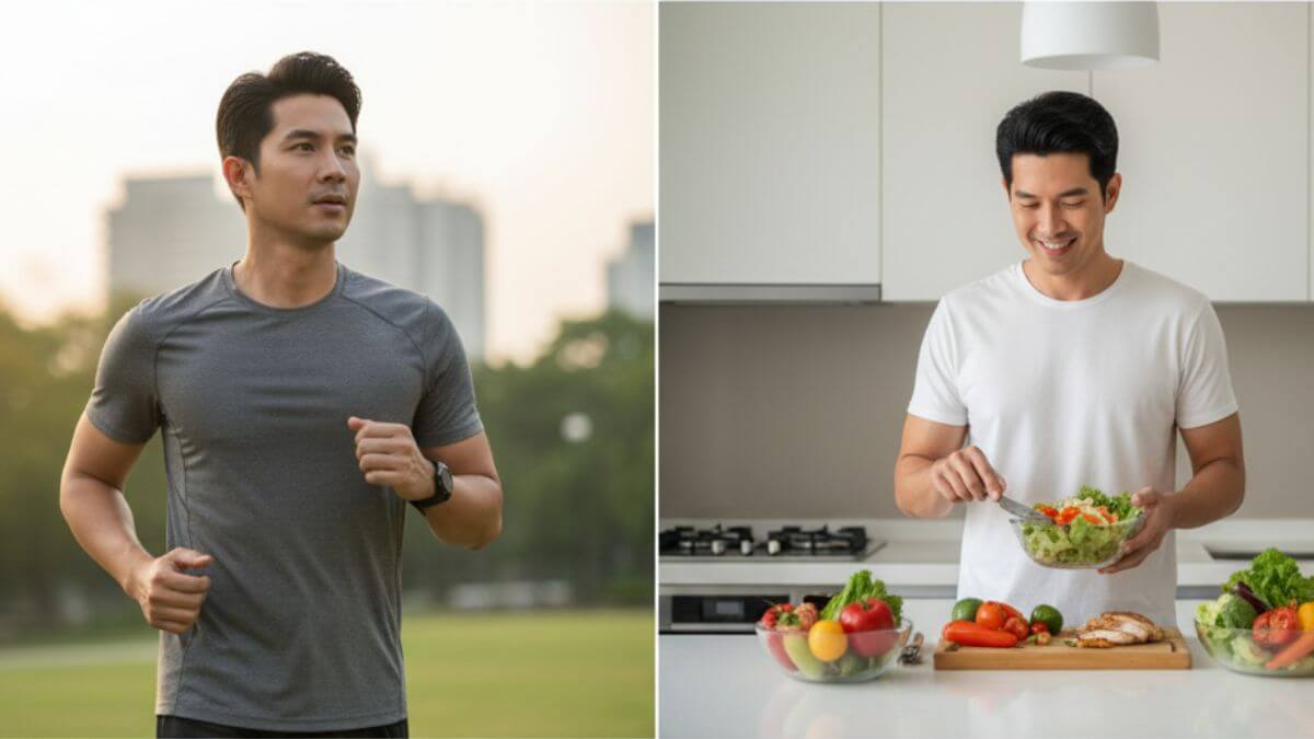 เคล็ดลับลดผมร่วงผู้ชาย ออกกำลังกาย พักผ่อน ทานอาหาร