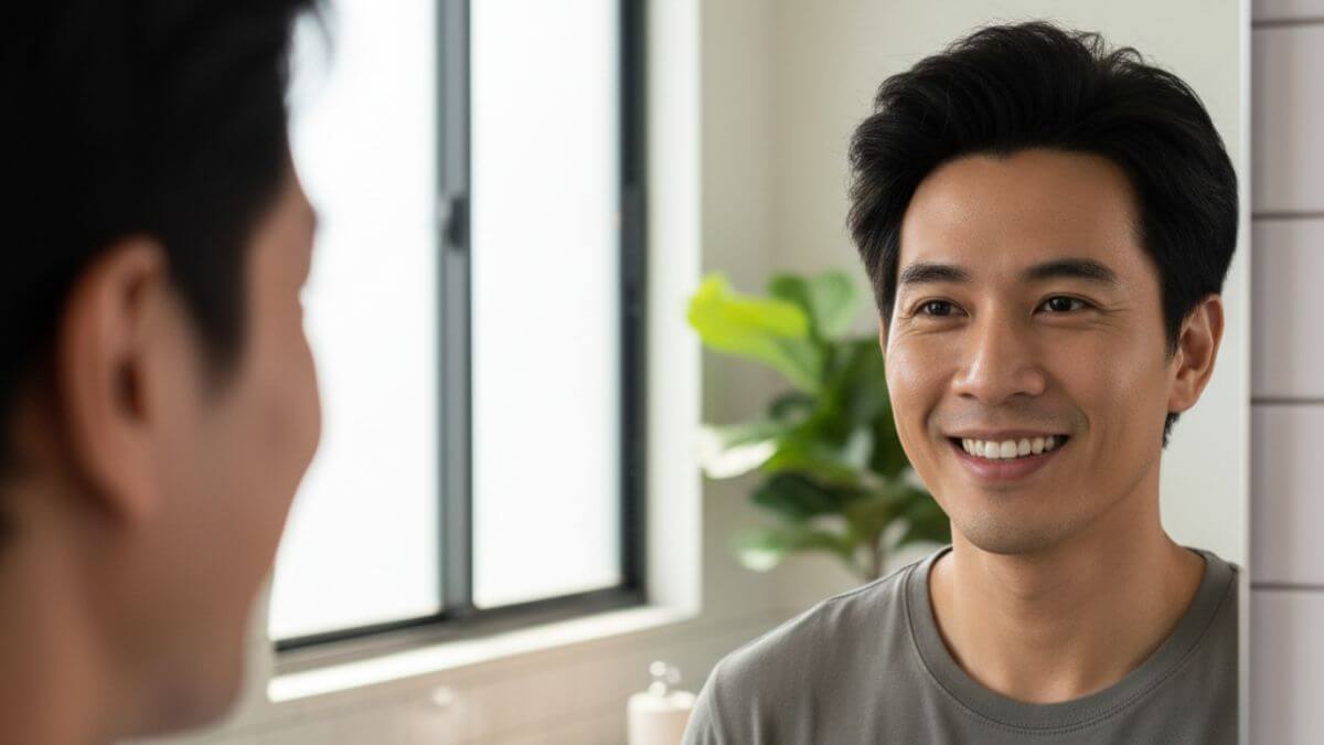 ผลลัพธ์ใช้แชมพูแก้ผมร่วงผู้ชาย ผมหนาขึ้นมั่นใจ