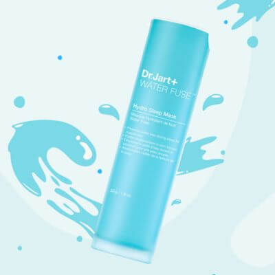 สลีปปิ้งมาร์ค (Sleeping Mask) ฟื้นฟูผิวข้ามคืน เติมน้ำให้ผิวฉ่ำนุ่ม ดูสุขภาพดี 8 Dr. Jart+ Water Fuse Hydro Sleep Mask ให้ความชุ่มชื้นยาวนาน