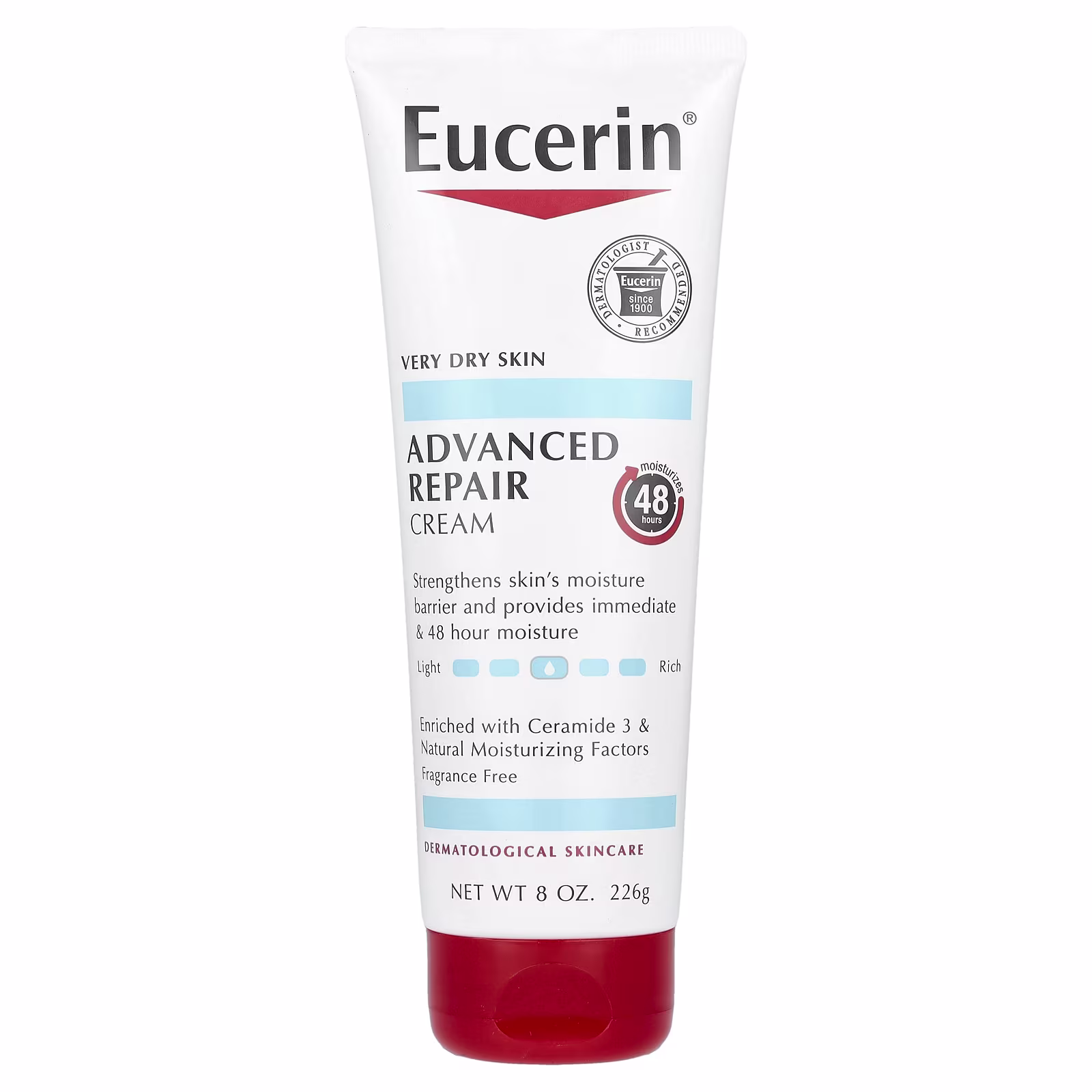 ครีมบำรุงผิวสู้ลมหนาว 2025 ผิวชุ่มชื้น ไม่ลอกแดง แม้อากาศหนาวจัด 8 Eucerin Advanced Repair Cream