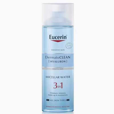 คลีนซิ่งไมเซลล่า ผิวหน้าสะอาด อ่อนโยนไม่แพ้ง่าย 9 Eucerin-DermatoCLEAN-Micellar-Water