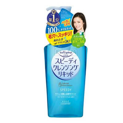 คลีนซิ่งไมเซลล่า ผิวหน้าสะอาด อ่อนโยนไม่แพ้ง่าย 11 Kose-Softymo-Speedy-Cleansing-Micellar-Water