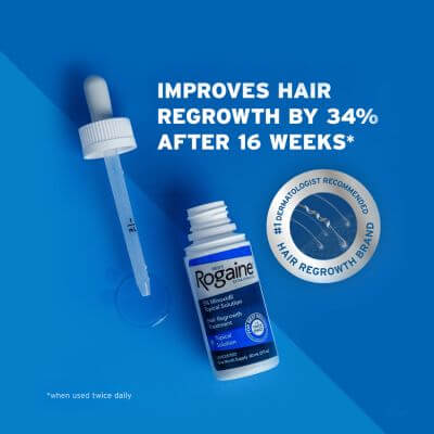 เซรั่มลดผมร่วง 2025 รีวิววิธีเลือกและ 7 แบรนด์ดังที่ใช้แล้วเห็นผลจริง 6 Rogaine Minoxidil Solution เซรั่มลดผมร่วง