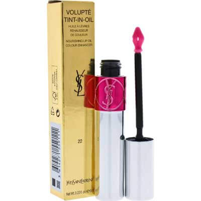 ลิปออย (Lip Oil) บำรุงริมฝีปาก 7 Yves-Saint-Laurent-Volupte-Tint-In-Oil