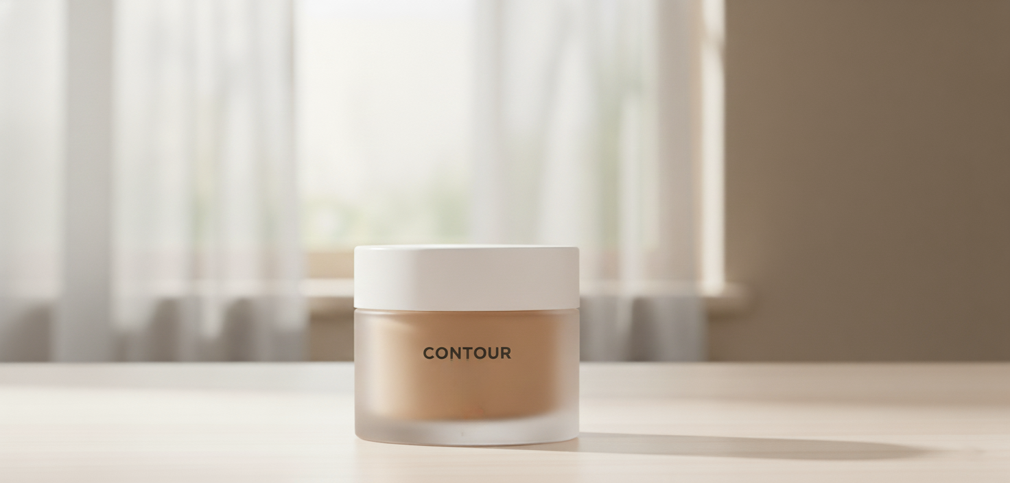 คอนทัวร์ (Contour) เลือกยังไง? เทคนิคสร้างมิติให้หน้าเรียวสวย | อัปเดต 2025 4 cream