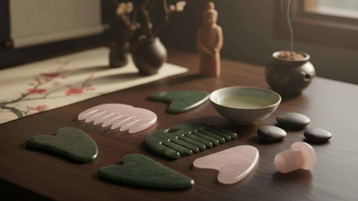 กัวซา (Gua Sha) คืออะไร? เผยเคล็ดลับผิวกระชับ หน้าเรียวแบบแพทย์จีนโบราณ 3 ศาสตร์แพทย์แผนจีนโบราณต้นกำเนิดของกัวซา