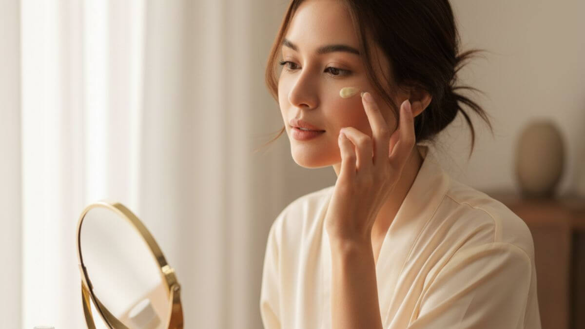อายครีม Eye Cream ยี่ห้อไหนดี 2025 ลดรอยคล้ำใต้ตา บวม และริ้วรอยรอบดวงตา 3 ผู้หญิงไทยแตะอายครีมใต้ตาเพื่อบำรุงผิวรอบดวงตาให้ชุ่มชื้น