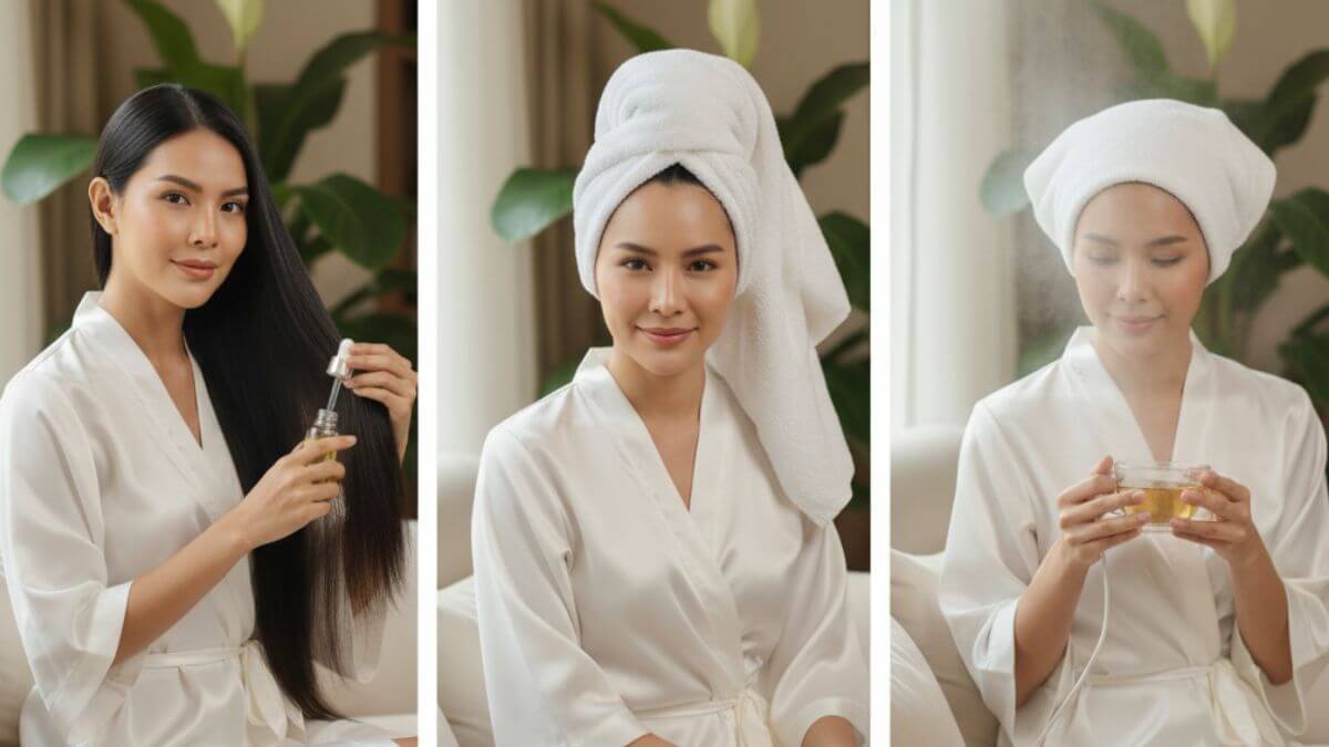 วิธีหมักผมด้วยน้ำมันแบบ Step by Step สำหรับผมสวยสุขภาพดี