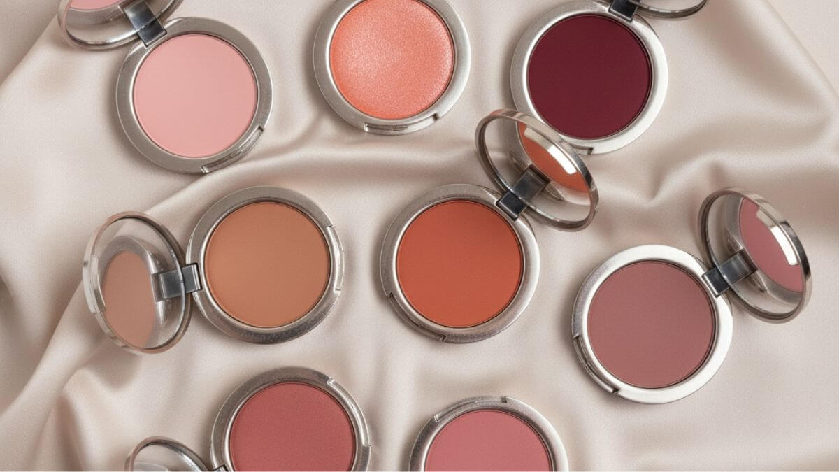 บรัชออน Blush ยี่ห้อไหนดี 2025 สีสวย ติดทน ดูเป็นธรรมชาติ 15 ภาพรวมเฉดสีบรัชออนยอดนิยมปี 2025 หลายโทน