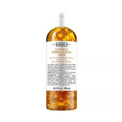 น้ำตบ (Nam Tap / Essence) วิธีเลือกให้เหมาะ 5 รุ่นฮิตปี 2025 8 Kiehl’s Calendula Herbal Extract Alcohol-Free Toner โทนเนอร์ปลอบประโลมผิวอ่อนโยน