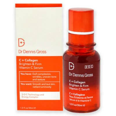 โคเอนไซม์คิว10 ปกป้องผิวกู้ผิวจากแสงแดด 8 Dr. Dennis Gross C+ Collagen Brighten & Firm Vitamin C Serum