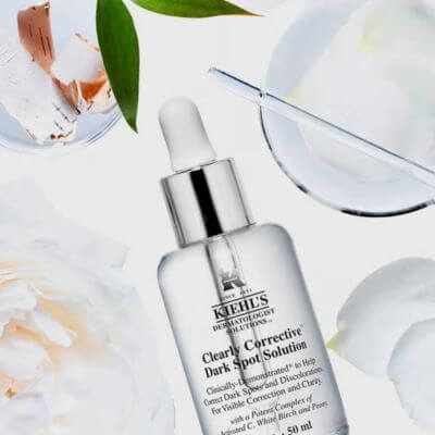 เซรั่มสำหรับผิวมัน เนื้อบางเบา ซึมเข้าผิวรวดเร็ว 7 Kiehl's Clearly Corrective Dark Spot Solution