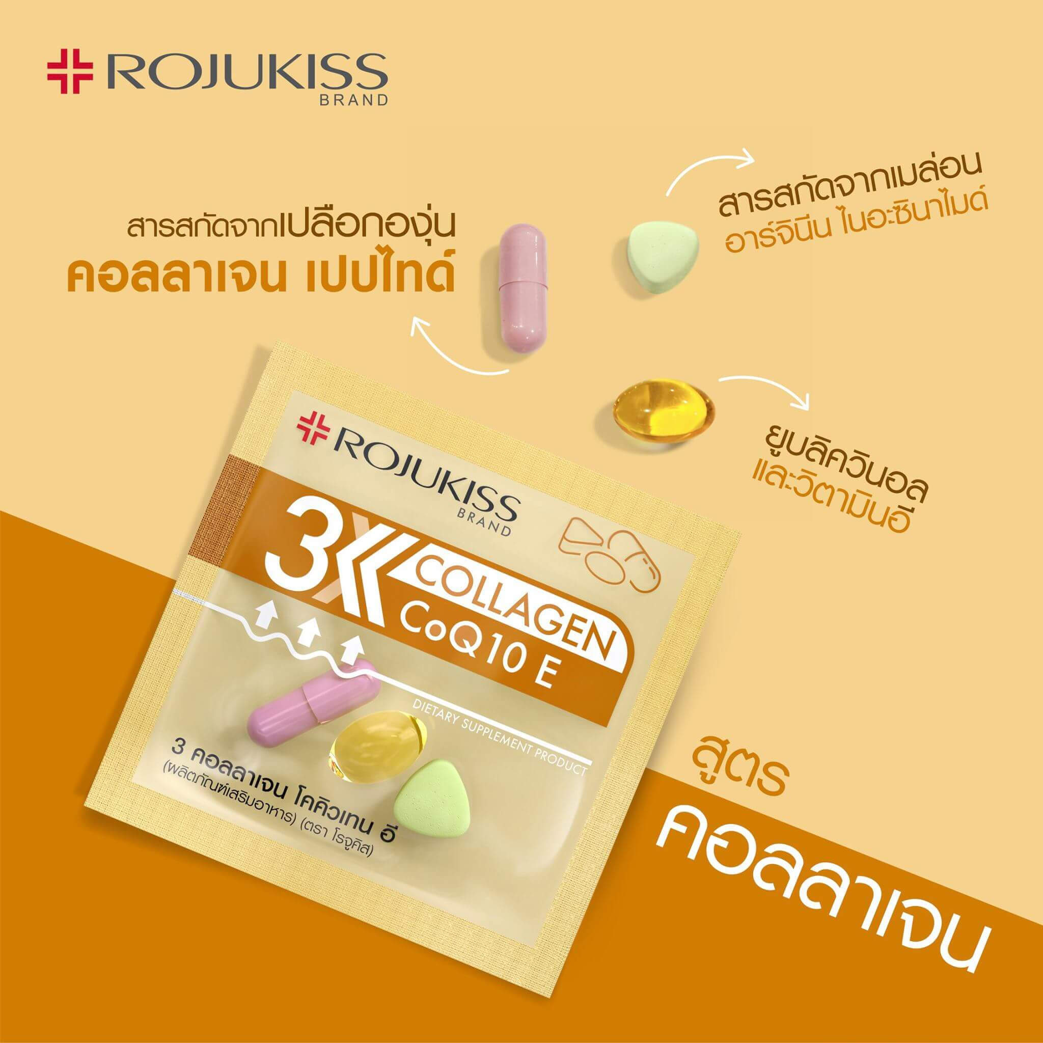 Rojukiss 3 Collagen CoQ10 E
