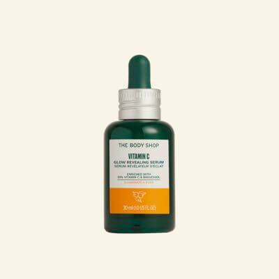 เซรั่มวิตามินซี ยี่ห้อไหนดี 2025 บำรุงผิวหน้าให้ใส ลดรอยสิว จุดด่างดำ 5 The Body Shop Vitamin C Glow-Boosting Serum เซรั่มวิตามินซี