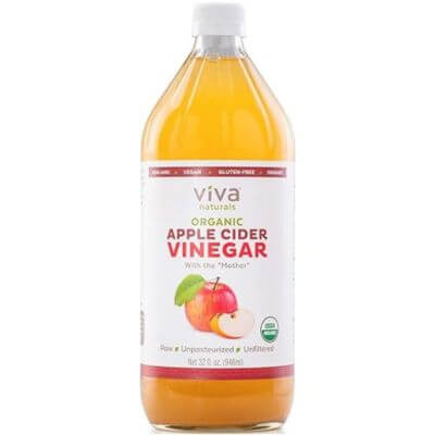 แอปเปิ้ลไซเดอร์ ช่วยย่อยอาหาร บรรเทากรดไหลย้อน 7 Viva Naturals Organic Apple Cider Vinegar