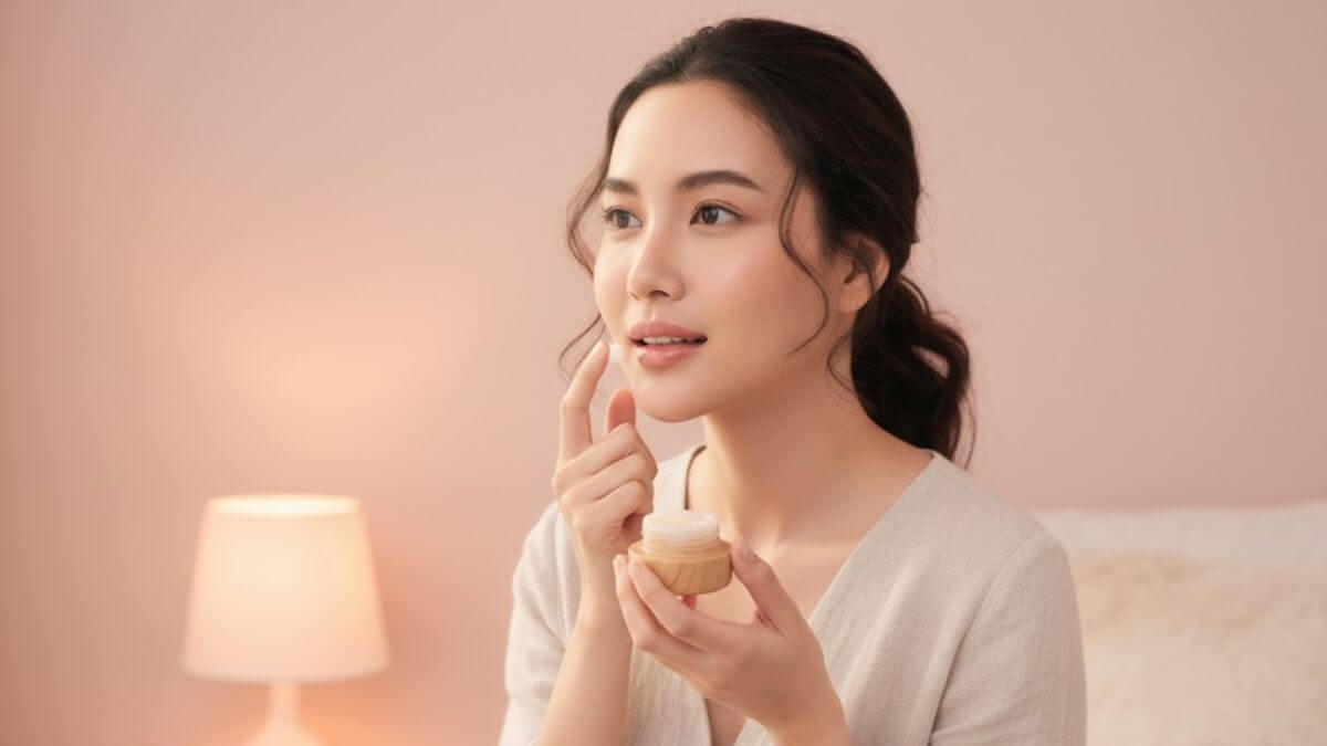 ลิปแคร์ (Lip Care) คืออะไร? เลือกยังไงให้ปากนุ่ม ชุ่มชื้น ไม่แห้งแตก 7 ผู้หญิงไทยกำลังทาลิปแคร์ก่อนนอนเพื่อบำรุงริมฝีปากให้ชุ่มชื้น