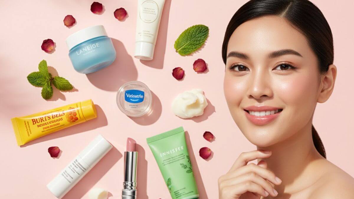 ลิปแคร์ (Lip Care) คืออะไร? เลือกยังไงให้ปากนุ่ม ชุ่มชื้น ไม่แห้งแตก 8 ลิปแคร์ยอดนิยมปี 2025 จากแบรนด์ดังพร้อมผู้หญิงไทยริมฝีปากชุ่มชื้น