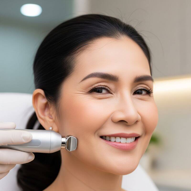 เลเซอร์หน้า เลือกแบบไหนดี? รวมทุกประเภทพร้อมวิธีดูแลหลังทำ 2025 6 เลเซอร์ยกกระชับผิว HIFU Thermage