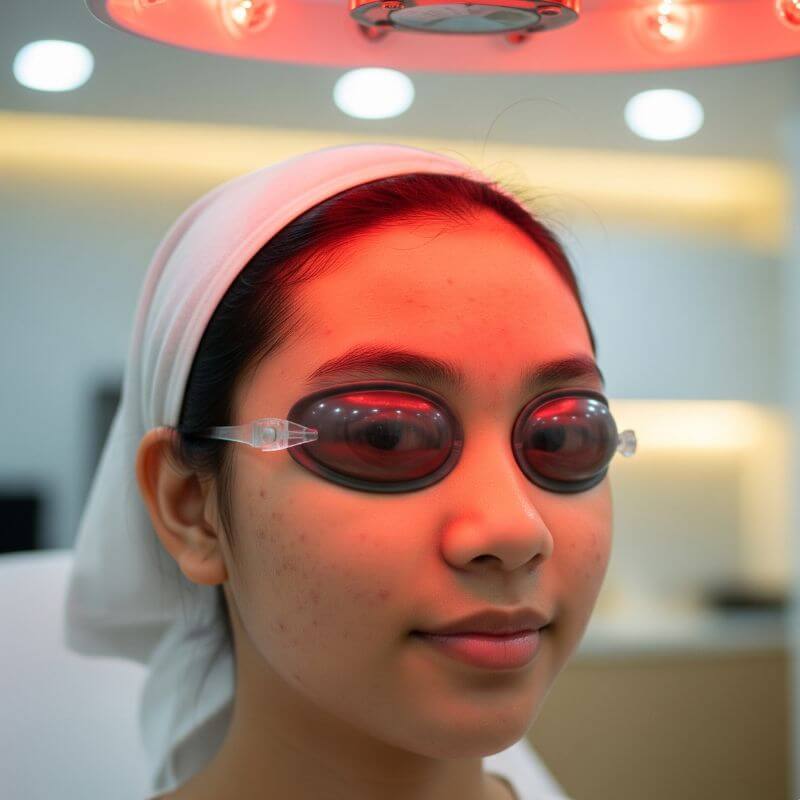 เลเซอร์หน้า เลือกแบบไหนดี? รวมทุกประเภทพร้อมวิธีดูแลหลังทำ 2025 7 เลเซอร์รักษาสิวอักเสบ PDT