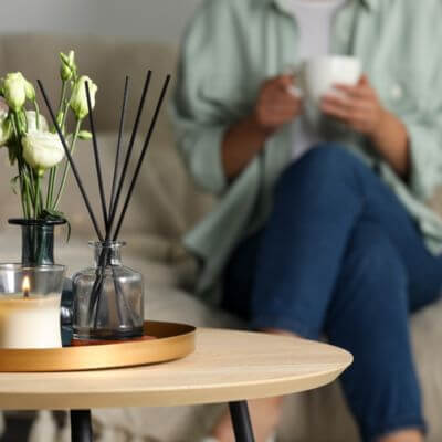 เทียนหอม Scented candles ช่วยให้บรรยากาศผ่อนคลาย 3 เทียนหอม 1