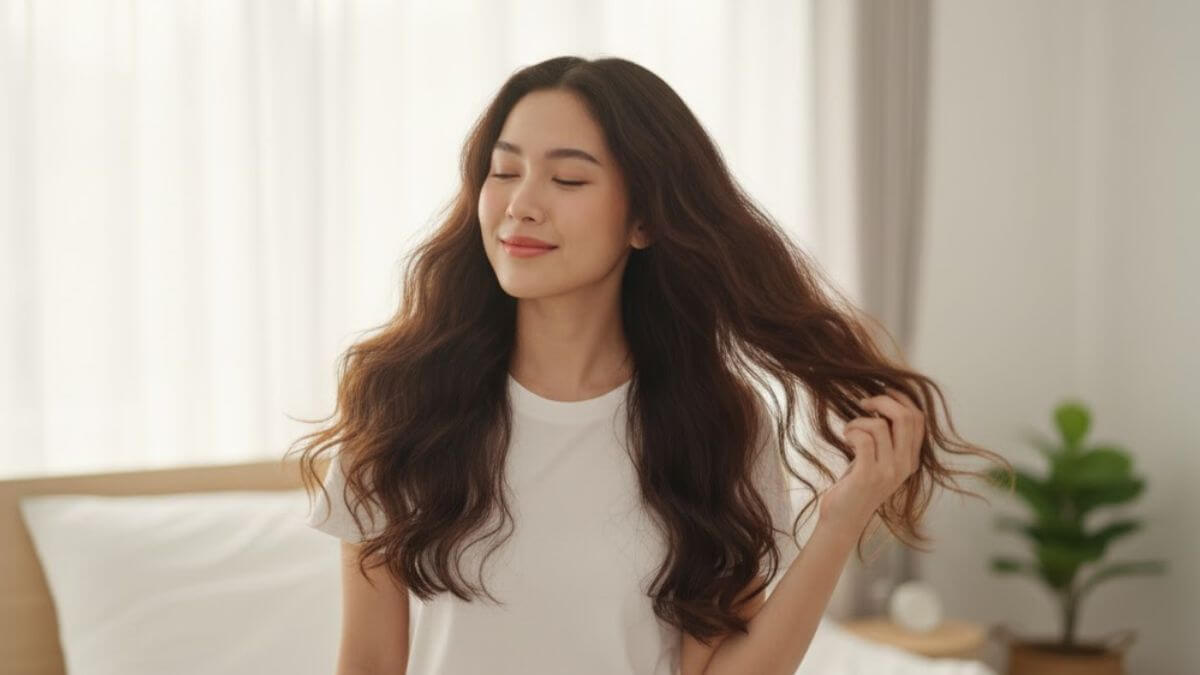 ดรายแชมพู คืออะไร? ใช้อย่างไรให้ผมสะอาดมีวอลุ่มโดยไม่ต้องสระ (อัปเดต 2025) 4 ผู้หญิงไทยผมพองสวยมั่นใจหลังใช้ดรายแชมพู