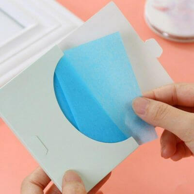 กระดาษซับมัน Oil-Absorbing Paper ดูดซับความมัน 4 กระดาษซับมัน 2