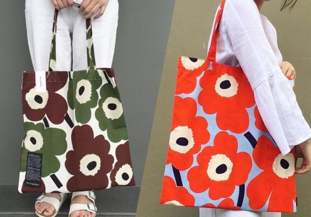 กระเป๋าผ้า Marimekko สวยใช้งานงาย มีเอกลักษณ์เฉพาะตัว 2 กระเป๋าผ้า Marimekko