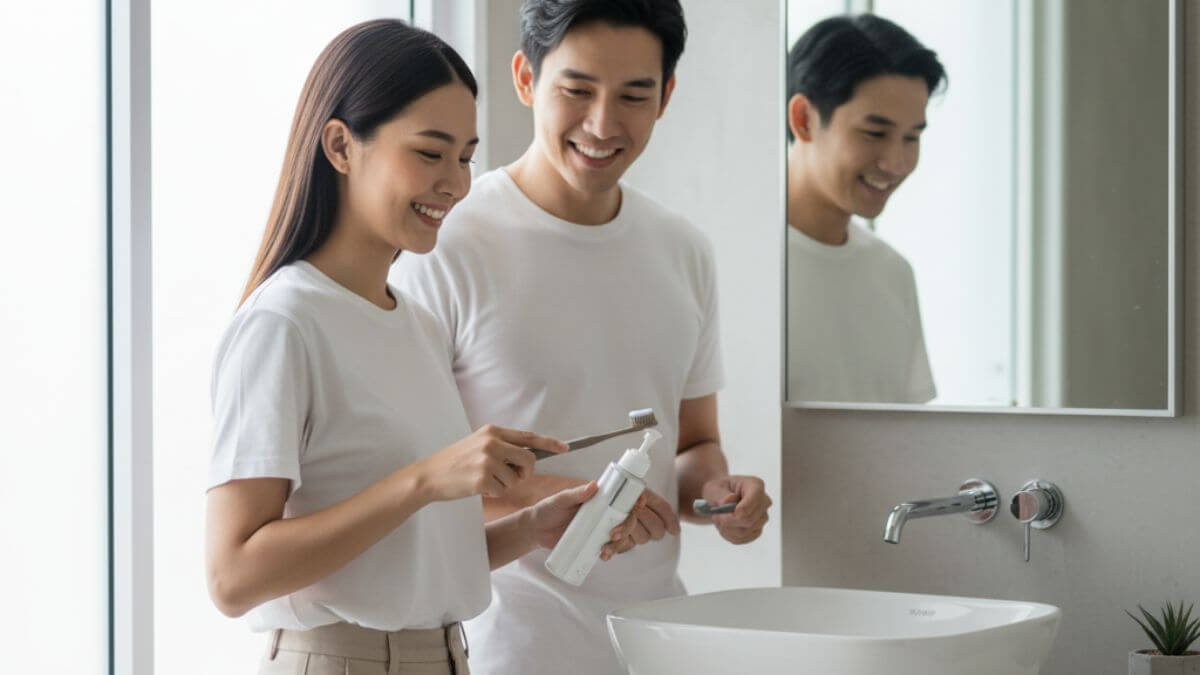 ยาสีฟันขวดปั้ม ดีไหม ข้อดี ข้อเสีย และยี่ห้อแนะนำปี 2025 2 ยาสีฟันขวดปั้ม นวัตกรรมใหม่ของการดูแลช่องปากยุค 2025