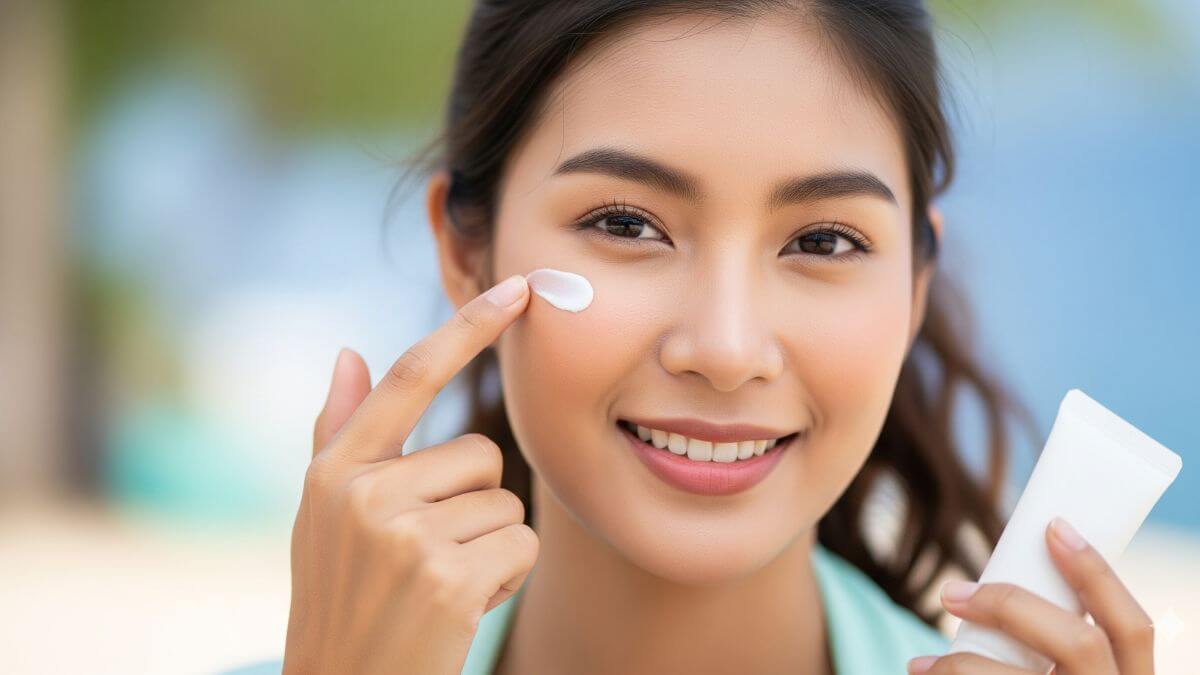 คุณสมบัติเด่นของครีมกันแดดสูตรน้ำ ซึมซาบเร็ว เบาสบายผิว