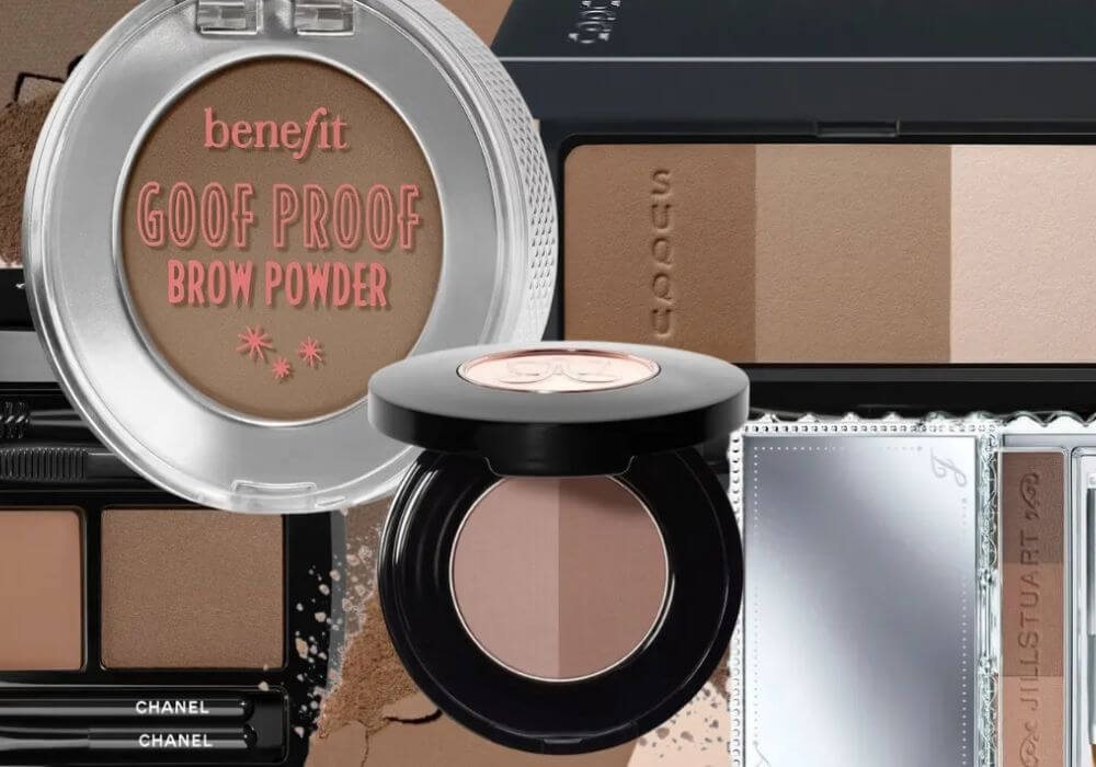 สีฝุ่นเขียนคิ้ว Eyebrow powder เกลี่ยได้ง่าย ดูเป็นธรรมชาติ 2 สีฝุ่นเขียนคิ้ว