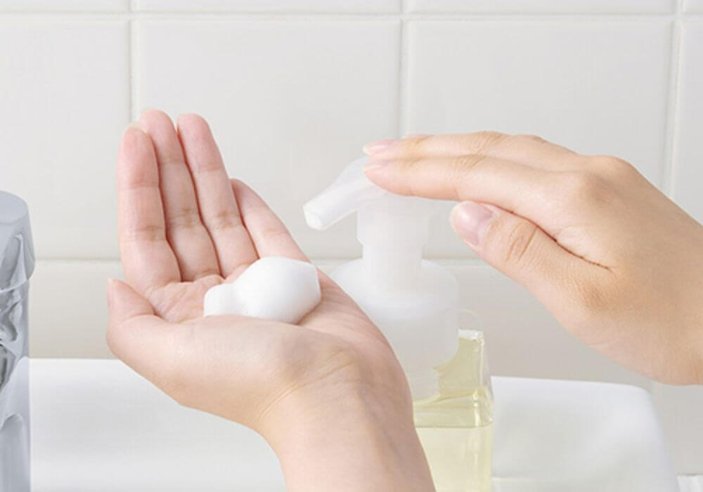 โฟมล้างมือ Foam Hand Wash เนื้อมูสดฟมนุ่ม กลิ่นหอมสะอาด 2 โฟมล้างมือ