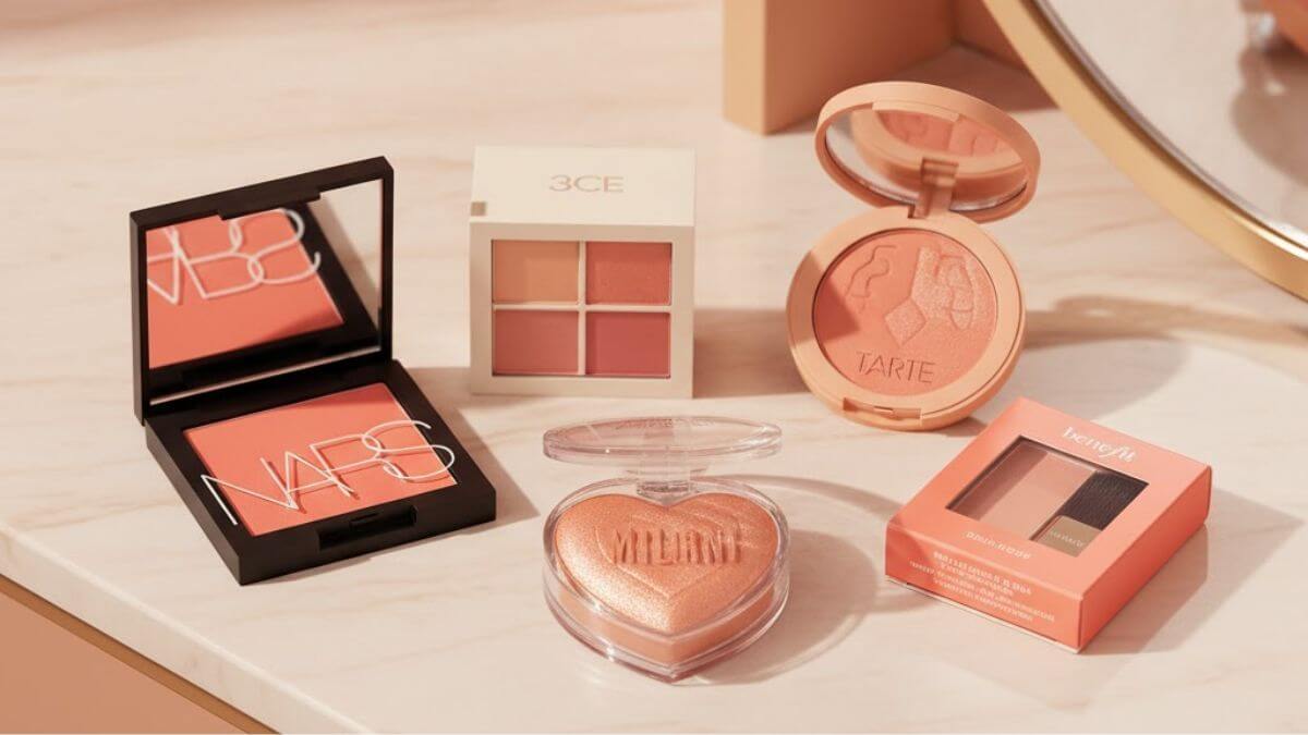 บลัชออนสีแดงพีชสุดหรู ที่ช่วยขับผิวให้ดูเปล่งประกาย 6 บลัชออนสีแดงพีชจากแบรนด์ยอดนิยม