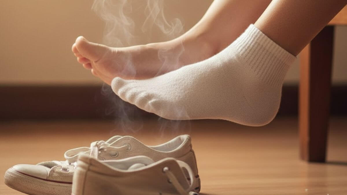 สาเหตุของกลิ่นเท้าและการใช้สเปรย์ดับกลิ่น