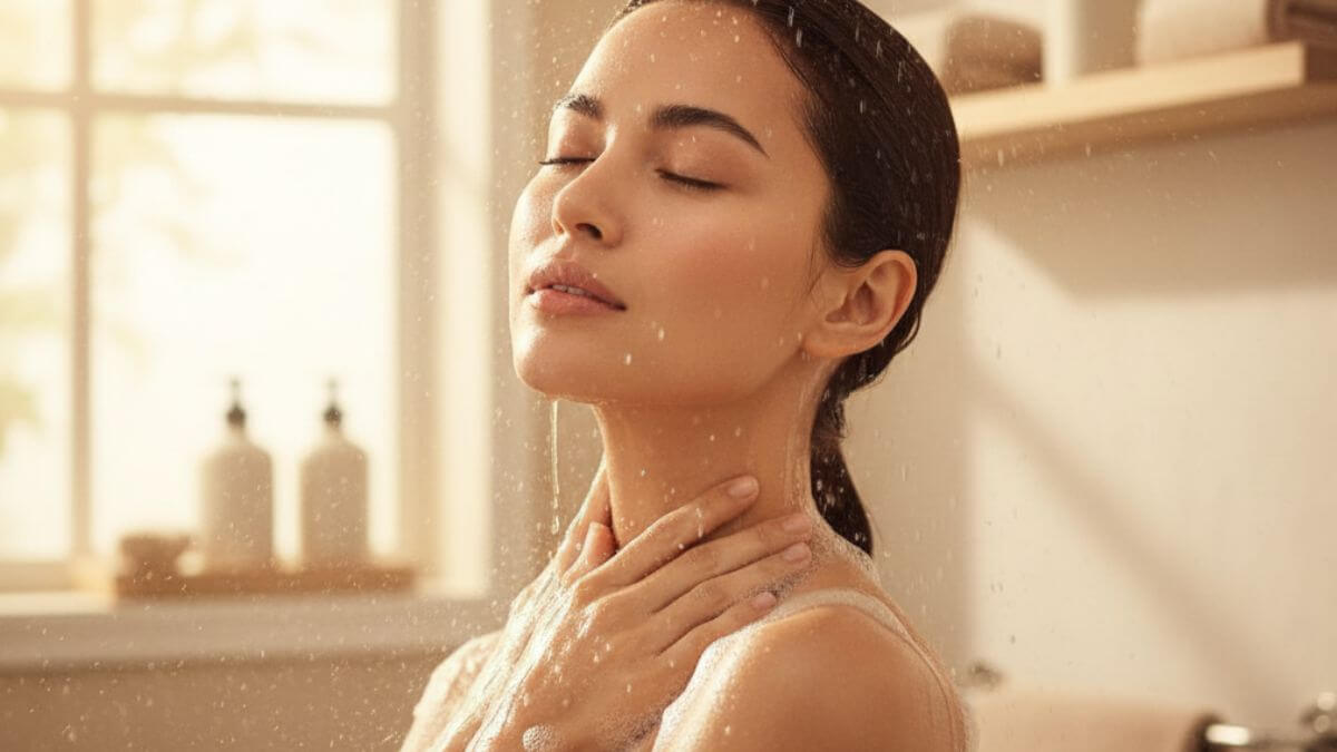 ออยล์อาบน้ำ (Body Shower Oil) เติมความชุ่มชื้นให้ผิว ไม่แห้งตึงหลังอาบน้ำ 2 ออยล์อาบน้ำ ผิวนุ่มชุ่มชื้น สุขภาพดี