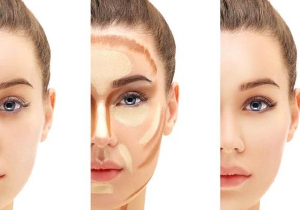 เฉดดิ้ง Shading การคอนทัวร์ เทคนิคการสร้างกรอบหน้า 2 เฉดดิ้ง