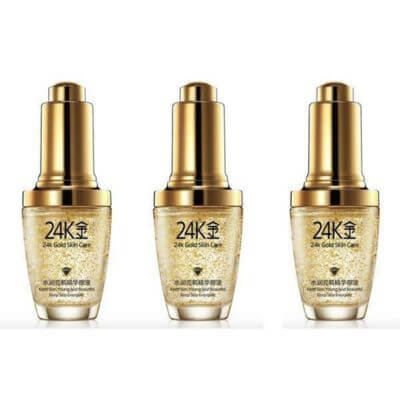 เซรั่มทองคำ Gold Serum ลดเลือนริ้วรอย กระตุ้นคอลลาเจน 3 เซรั่มทองคำ บำรุงผิว ลดริ้วรอย กระตุ้นคอลลาเจน