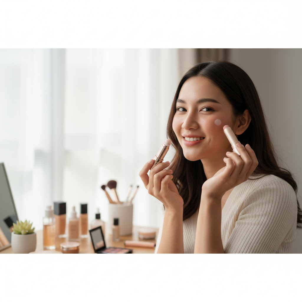 บลัชออนแบบแท่ง Stick Blush พกพาสะดวก ให้ลุคดูเป็นธรรมชาติ 5 1