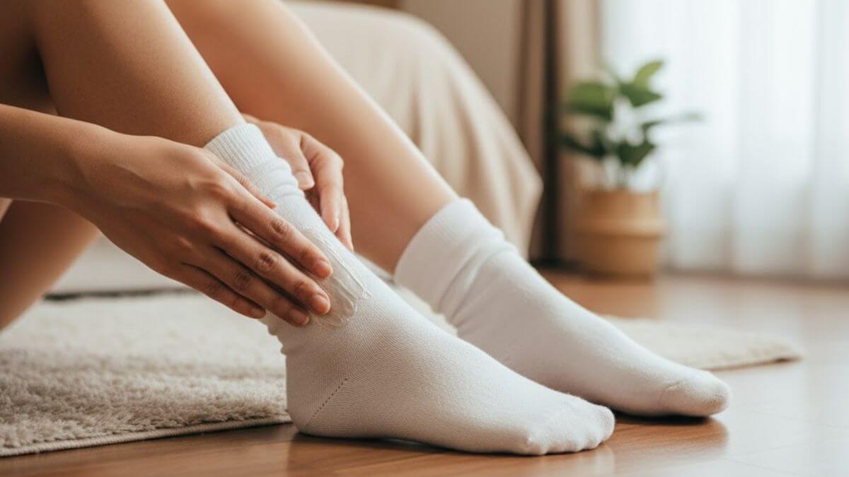มาส์กเท้า (Foot Mask) คืออะไร? วิธีเลือก สูตรแนะนำ วิธีใช้ + รีวิว 9 การดูแลเท้าหลังมาส์ก ทาครีมและสวมถุงเท้า