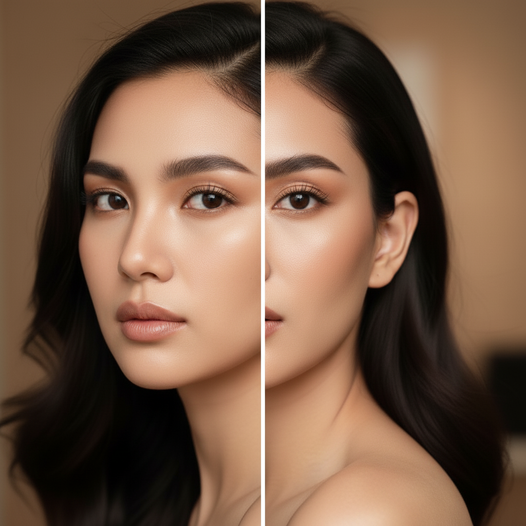 คอนทัวร์หน้าเรียว Contouring เฉดดิ้งสร้างกรอบหน้าสวยเป๊ะ 5 จุดเด่น